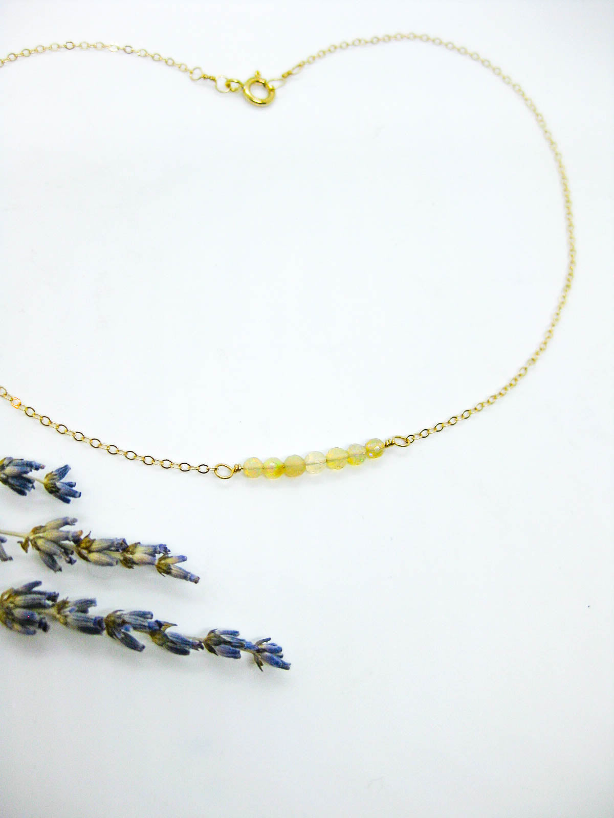 Violet: Opal Choker - n643