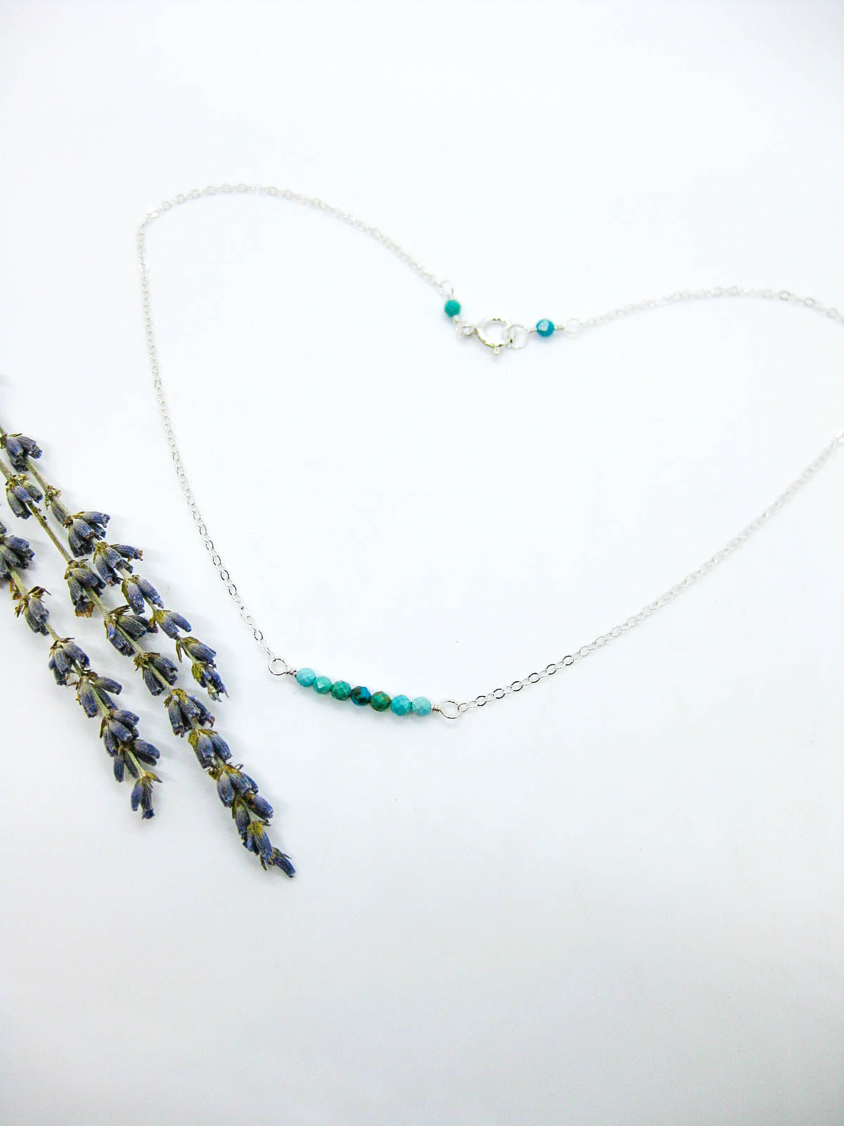 Violet: Lt Turquoise Choker