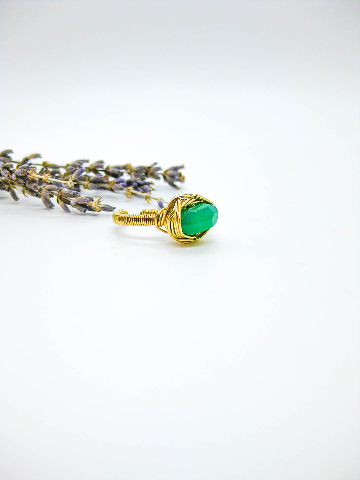 Calla: Chrysoprase Ring