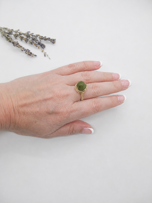 Calla: Jade Ring