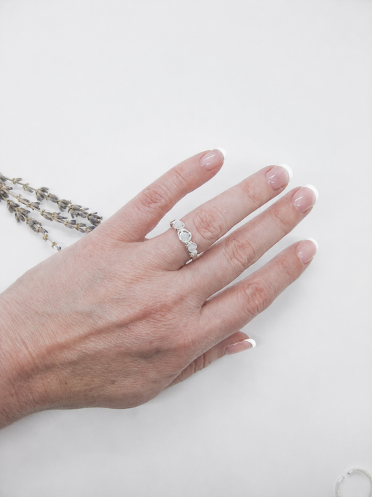 Hyacinth: Aquamarine Ring