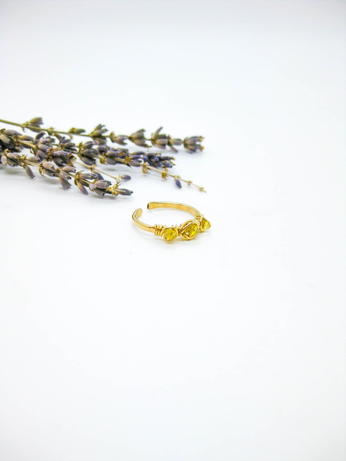 Hyacinth: Citrine Ring
