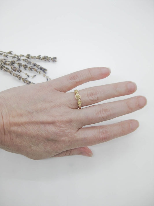 Hyacinth: Citrine Ring