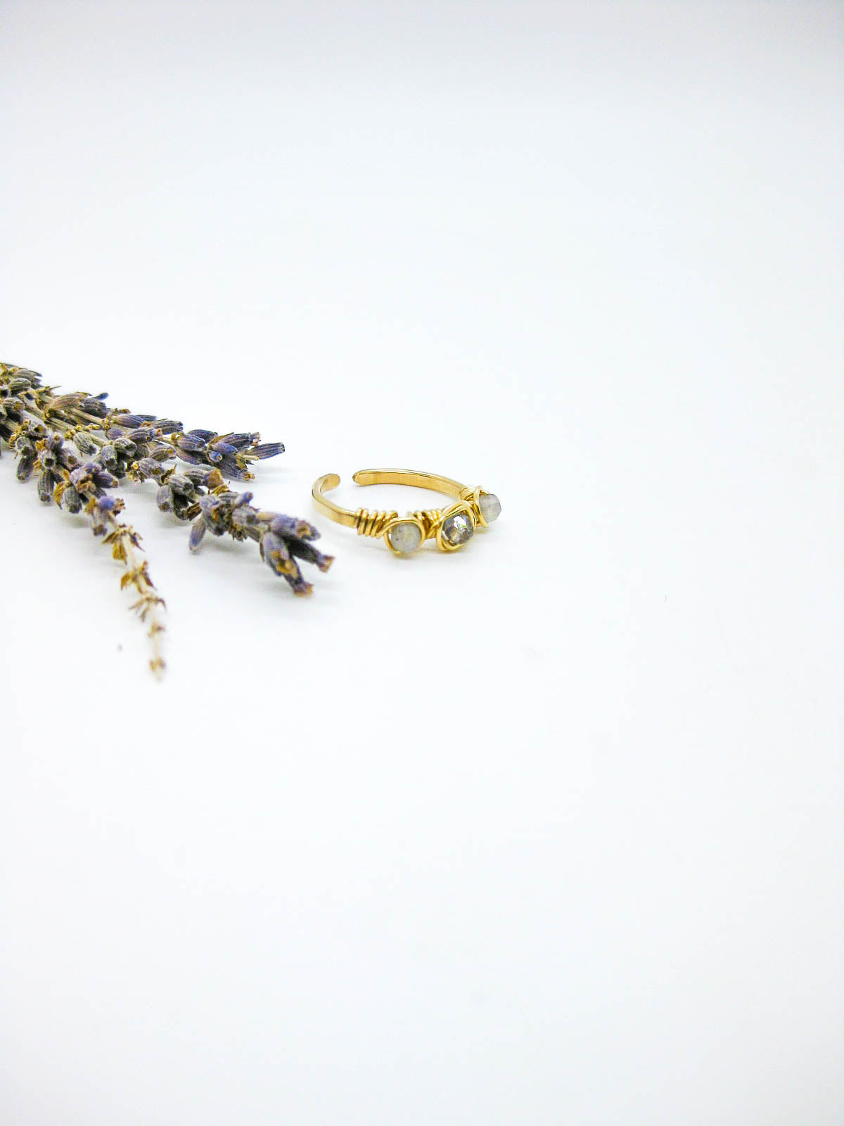 Hyacinth: Labradorite Ring