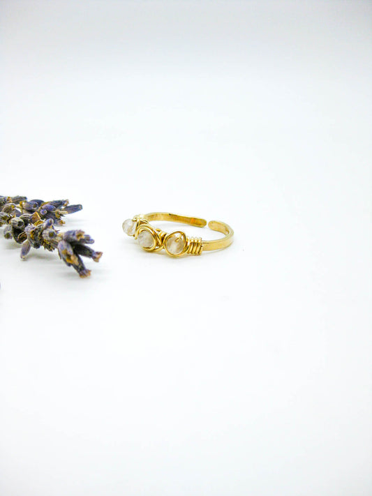 Hyacinth: Rose Quartz Ring