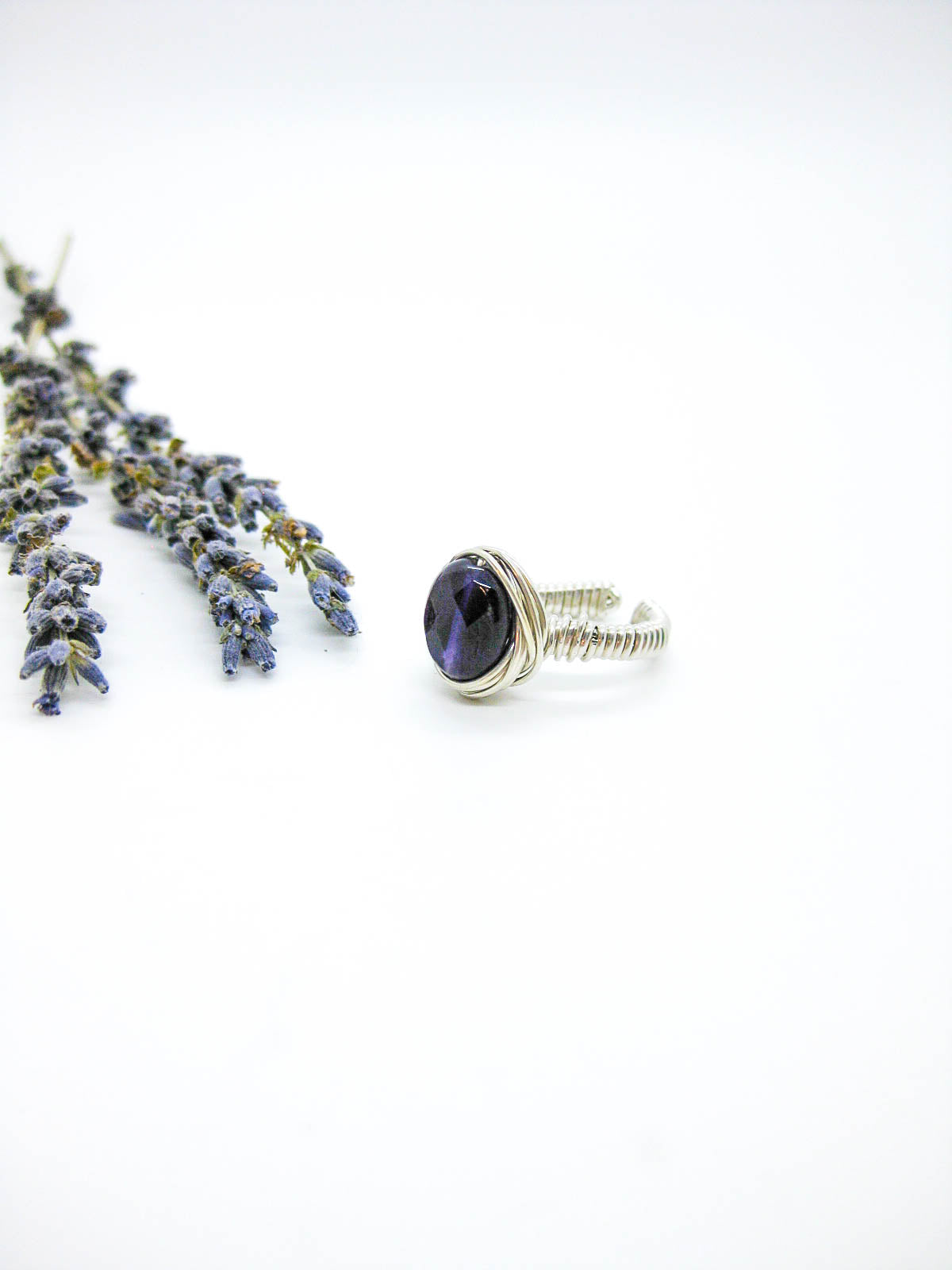 Aster: Amethyst Ring - r44