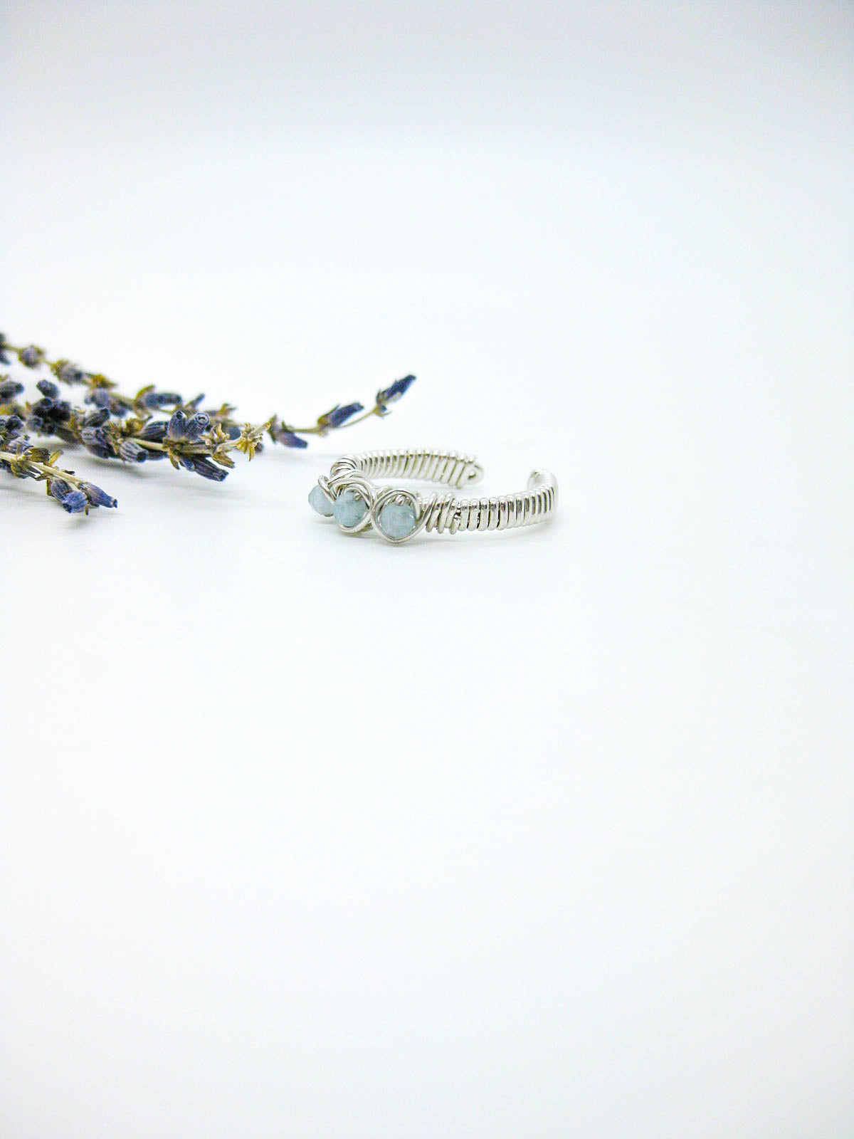 Hyacinth: Aquamarine Ring - r45