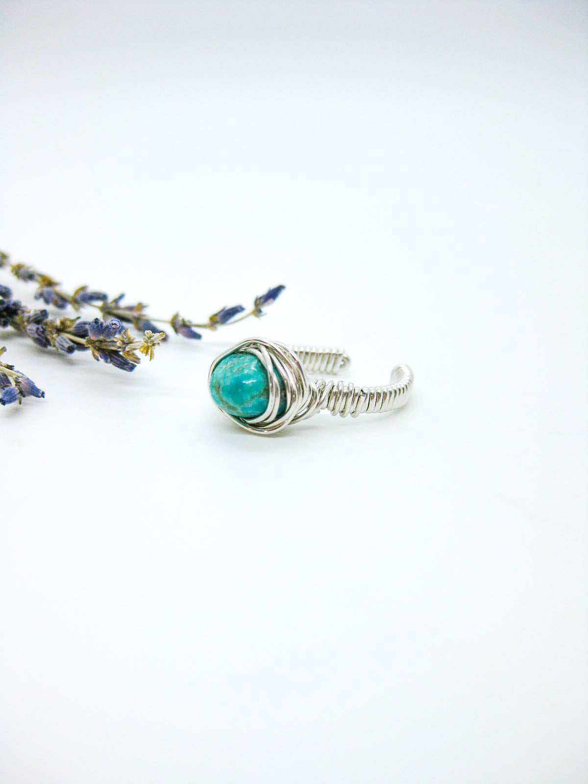 Calla: Turquoise Ring - r47