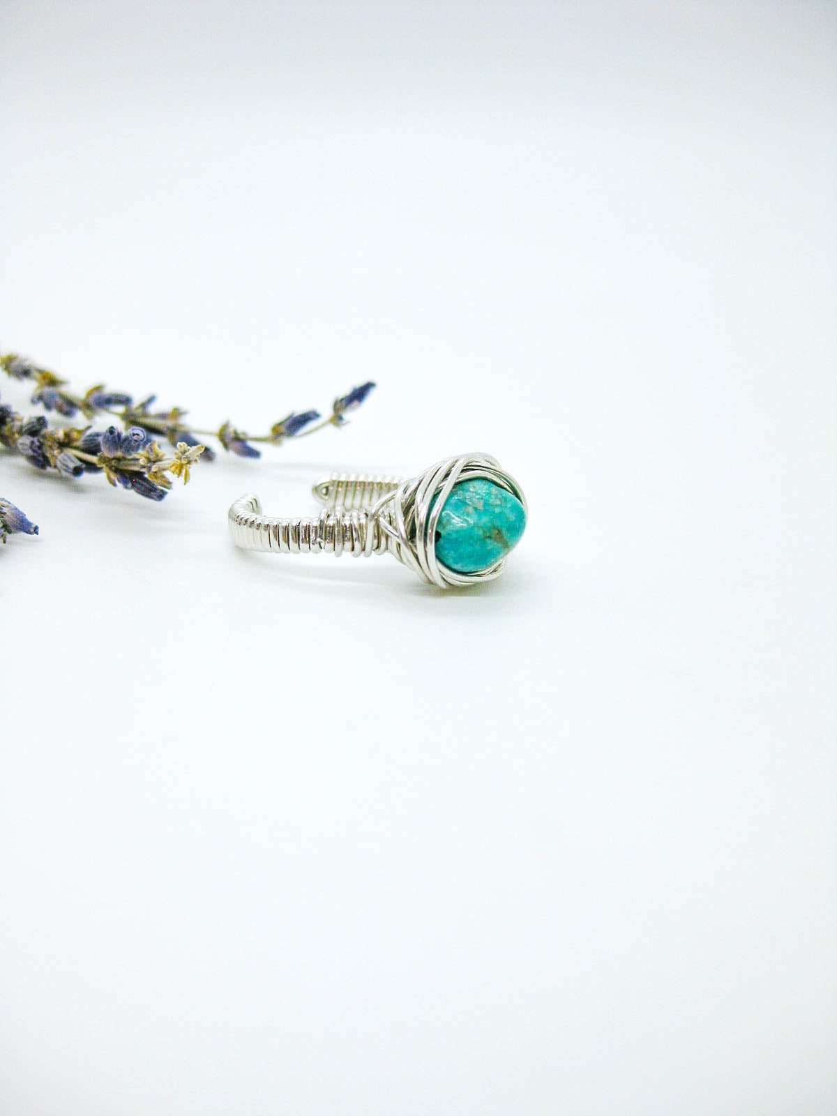 Calla: Turquoise Ring - r47