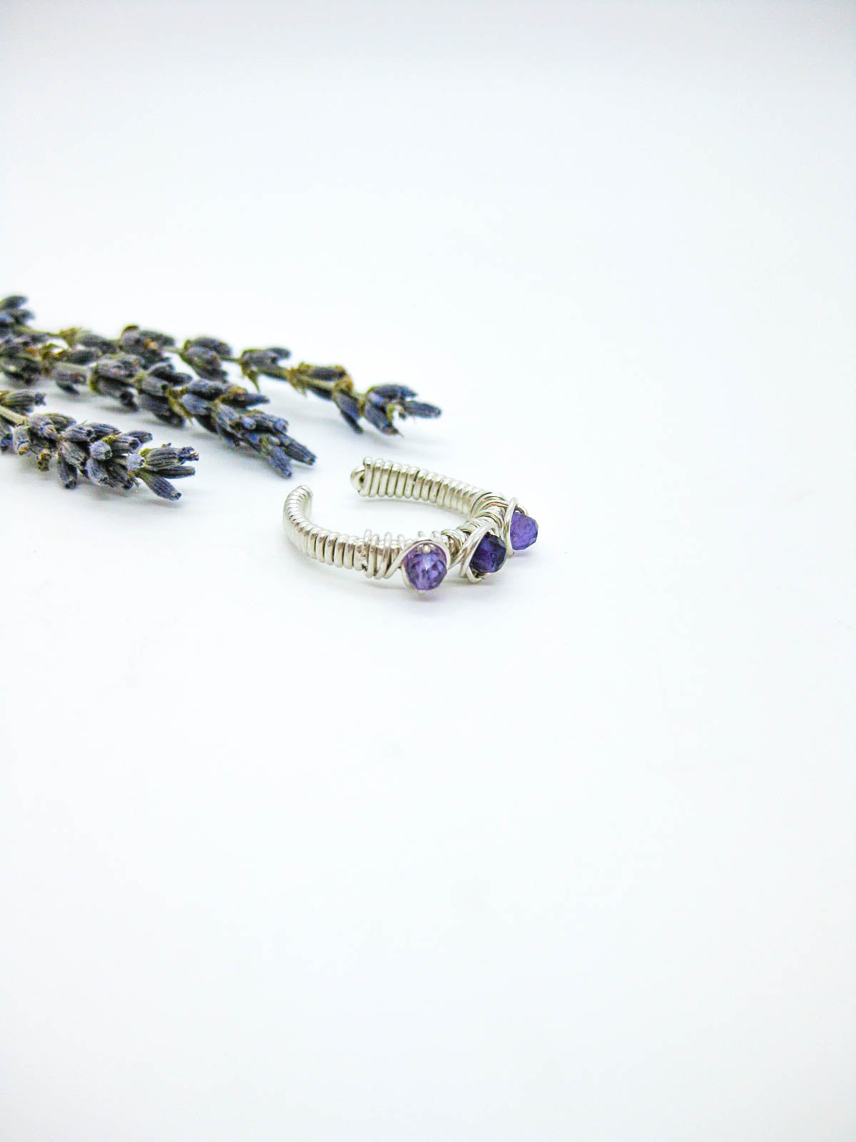 Hyacinth: Amethyst Ring - r54