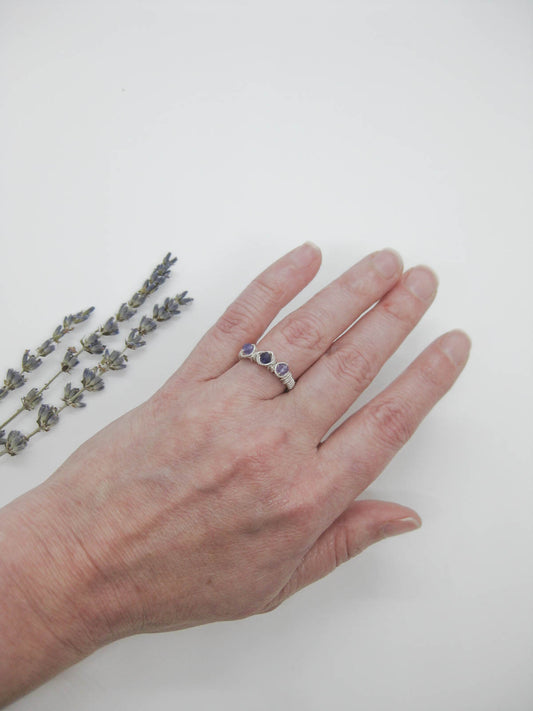 Hyacinth: Amethyst Ring - r54