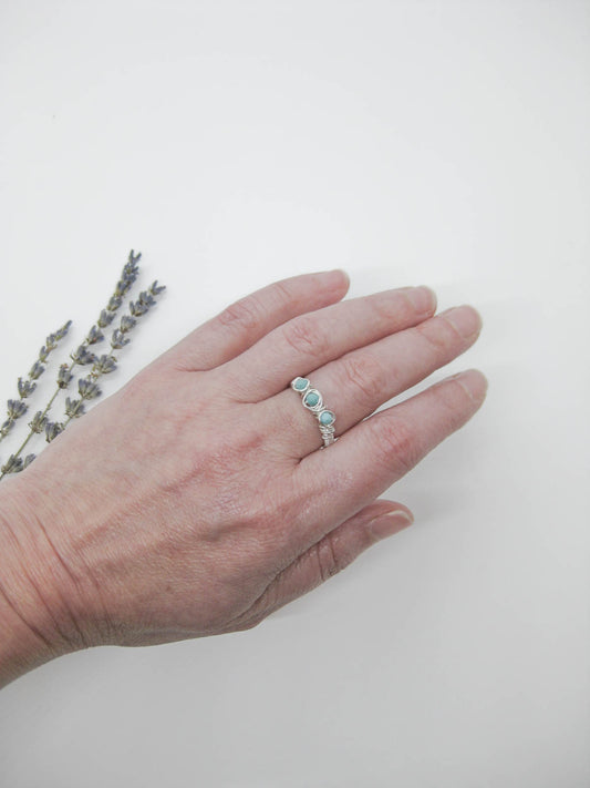 Hyacinth: Turquoise Ring - r55