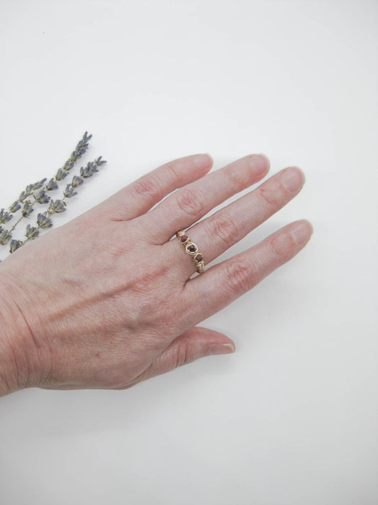 Hyacinth: Ruby Ring - r56