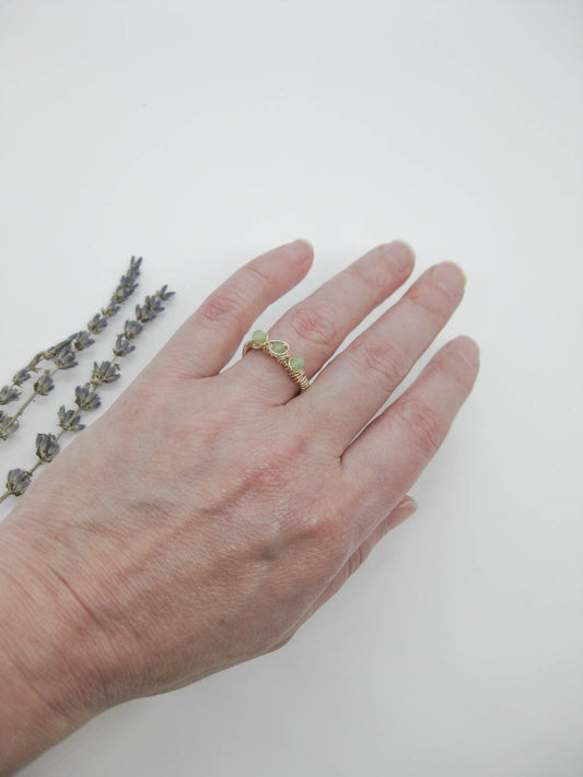 Hyacinth: Jade Ring - r57