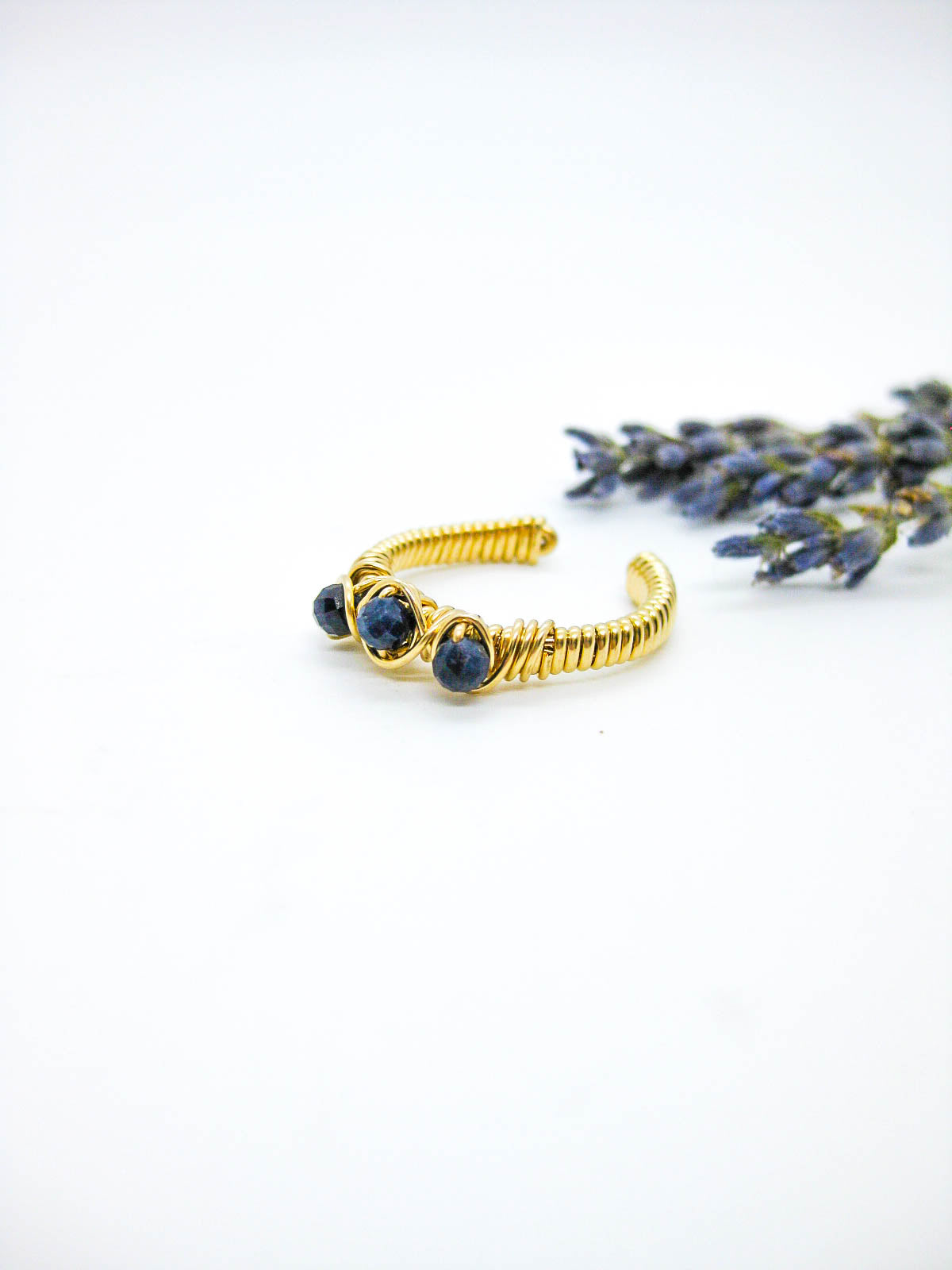 Hyacinth: Sapphire Ring - r58