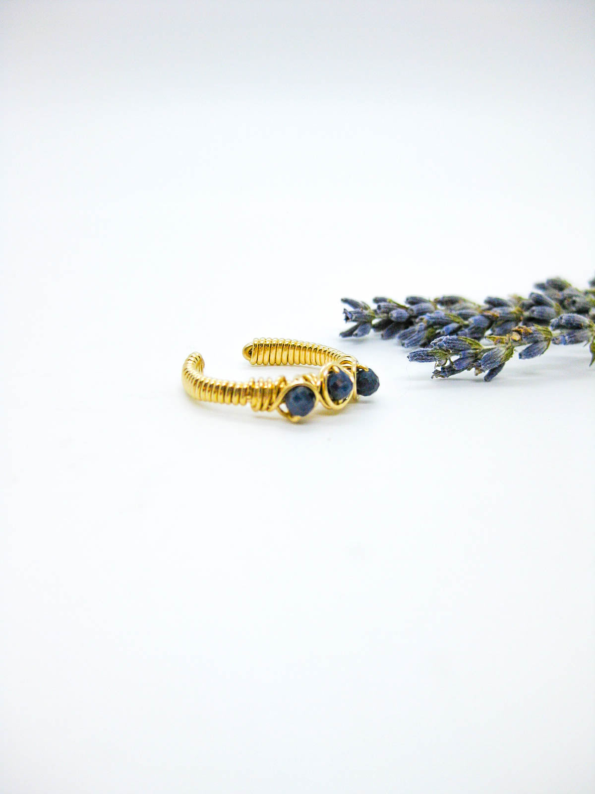 Hyacinth: Sapphire Ring - r58