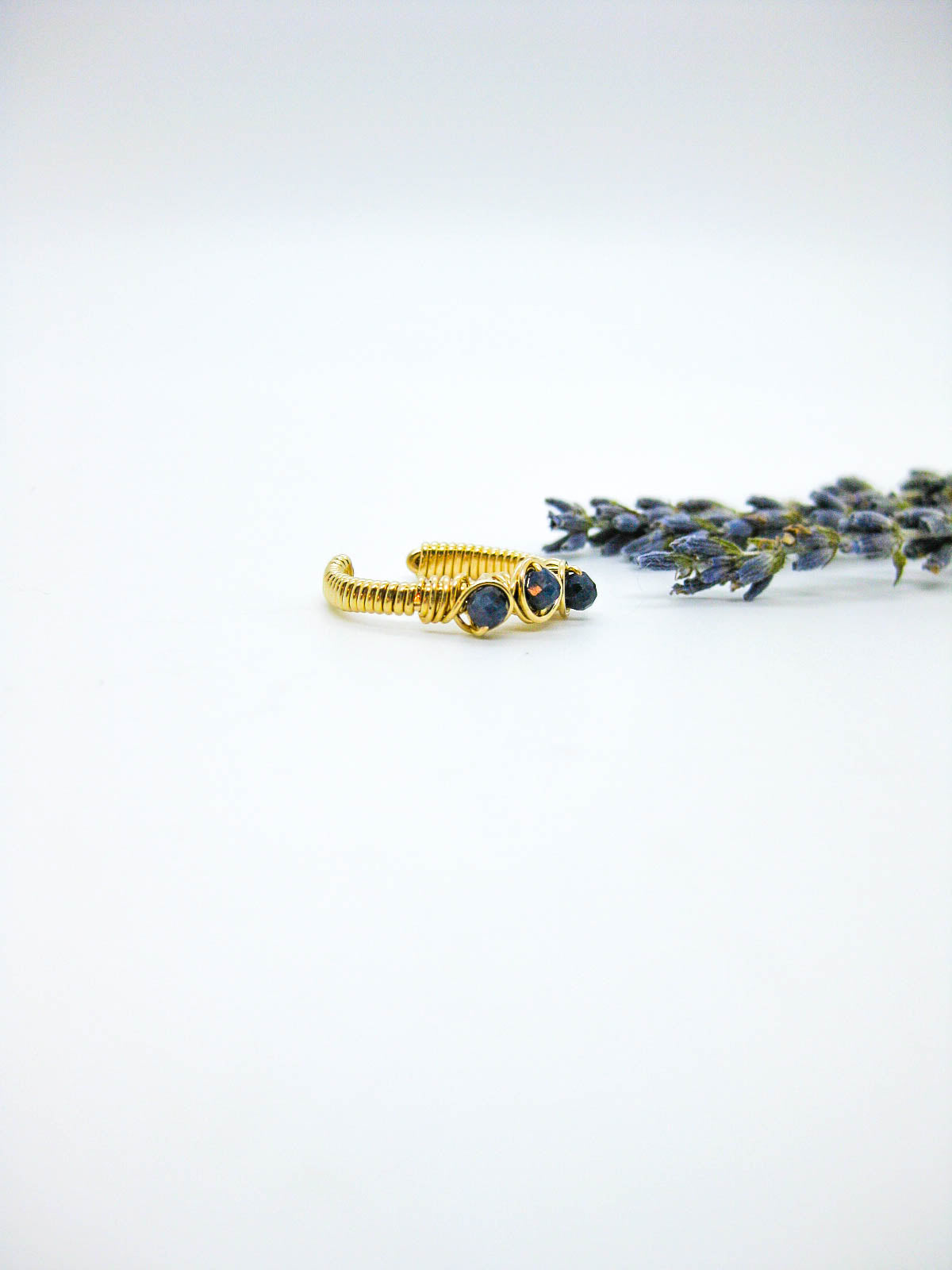 Hyacinth: Sapphire Ring - r58