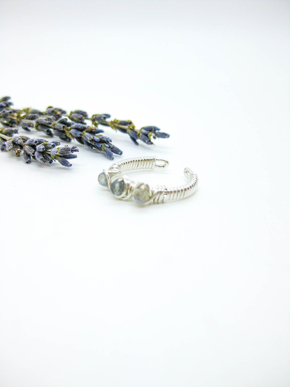 Hyacinth: Labradorite Ring - r67