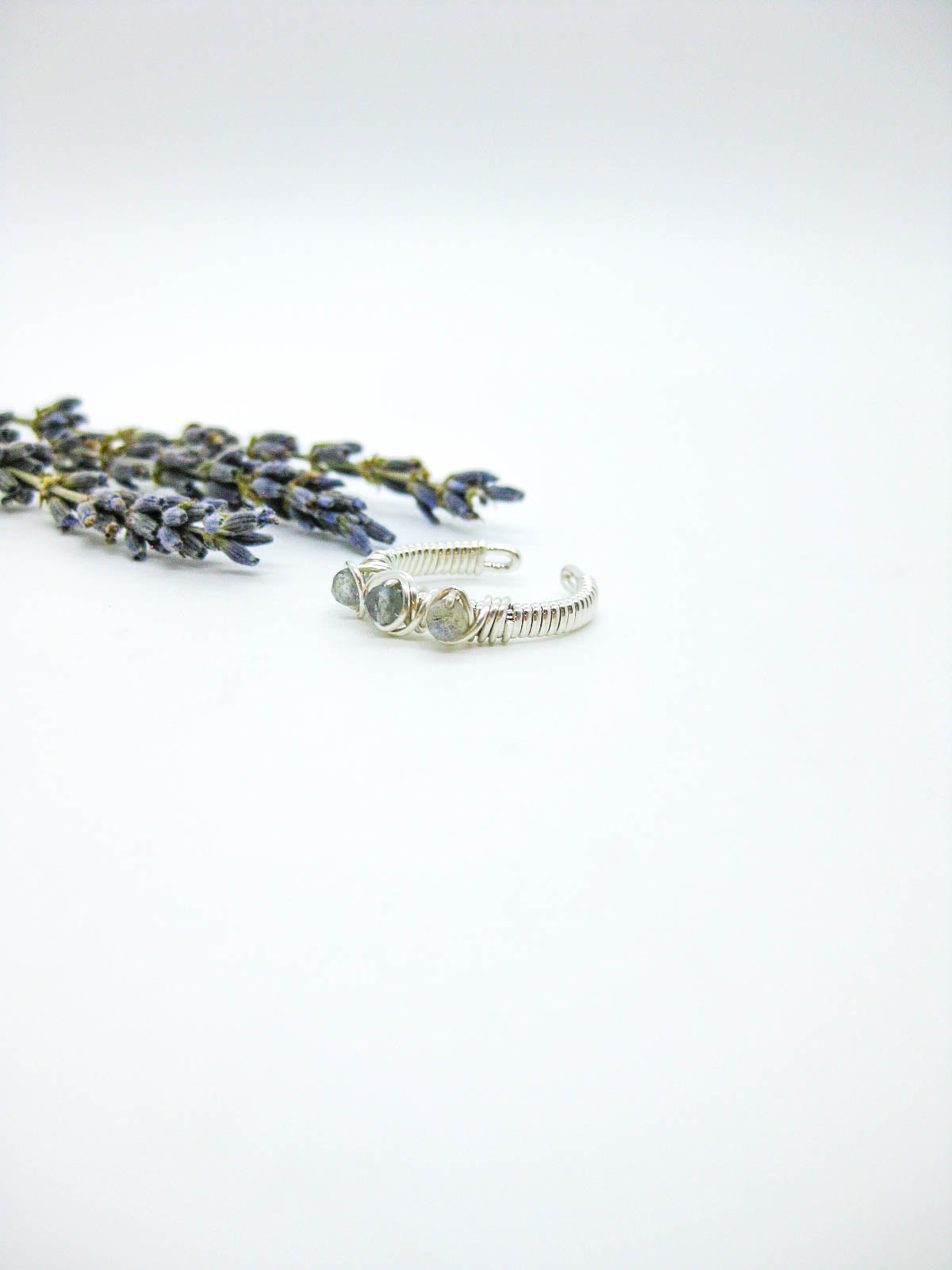 Hyacinth: Labradorite Ring - r67