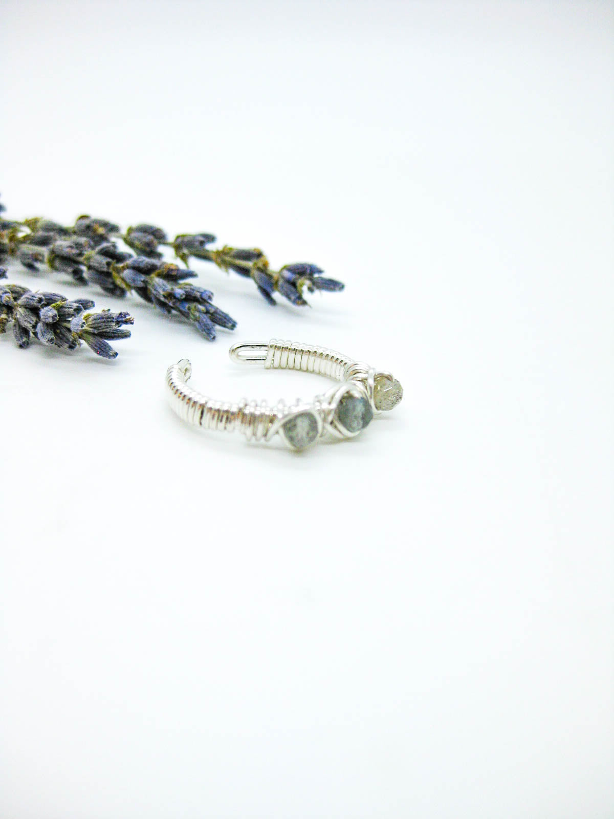 Hyacinth: Labradorite Ring - r67