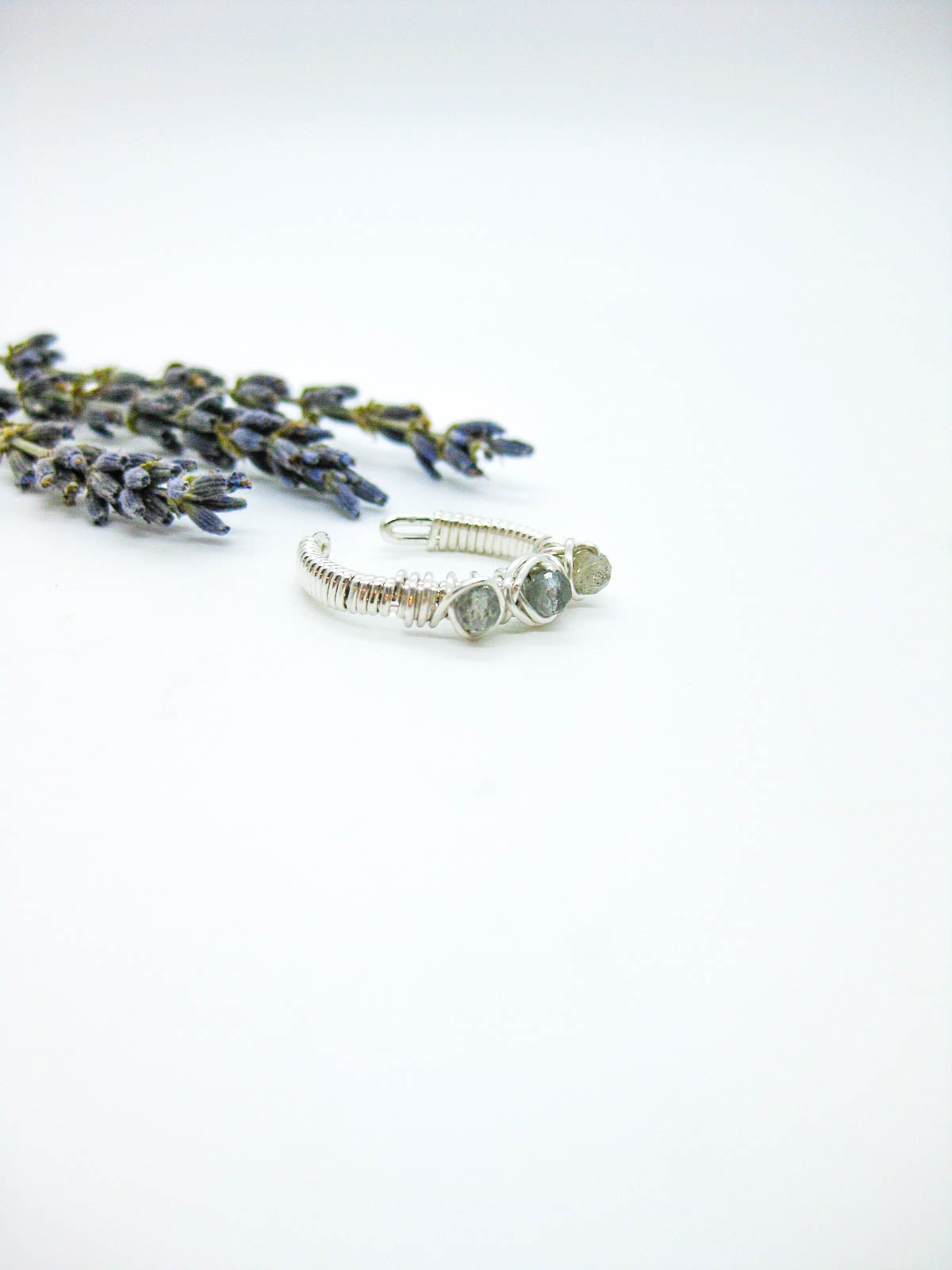 Hyacinth: Labradorite Ring - r67