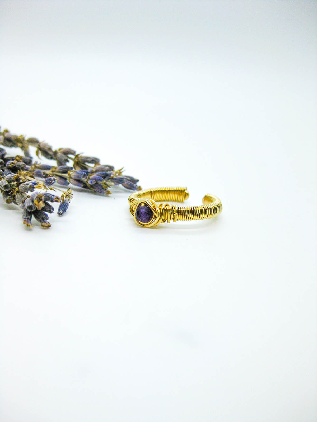 Blossom: Amethyst Ring - r83