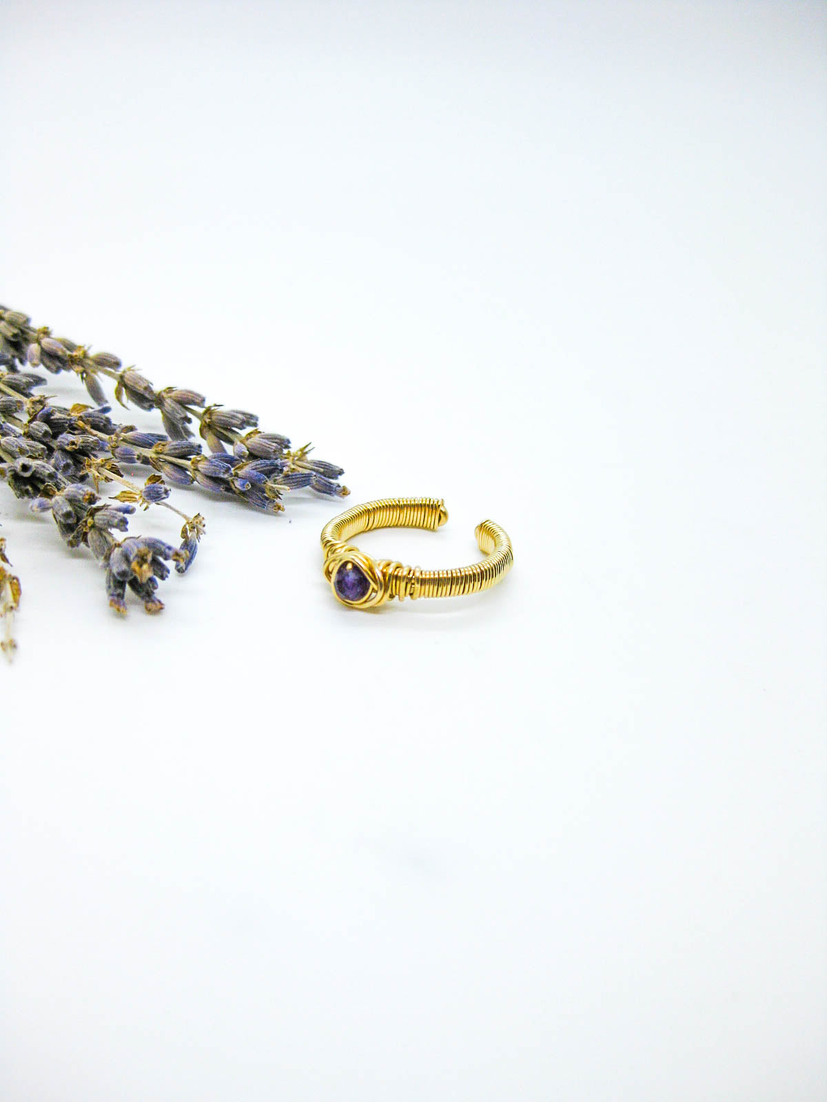 Blossom: Amethyst Ring - r83
