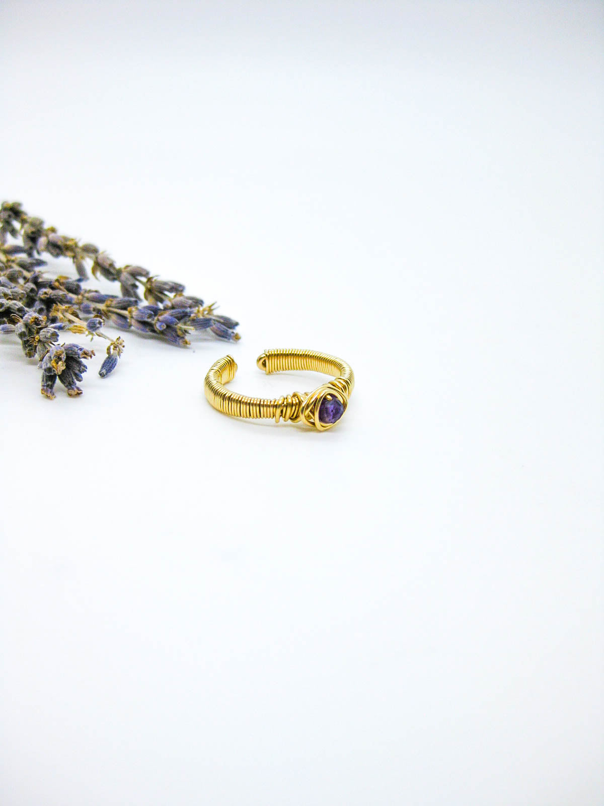 Blossom: Amethyst Ring - r83