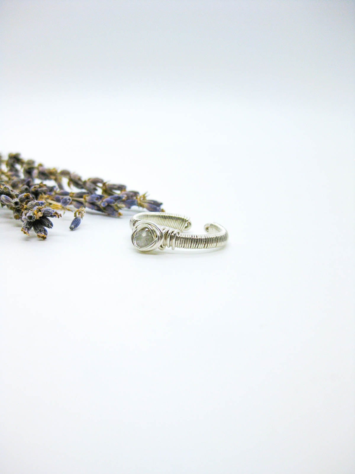 Blossom: Labradorite Ring - r85