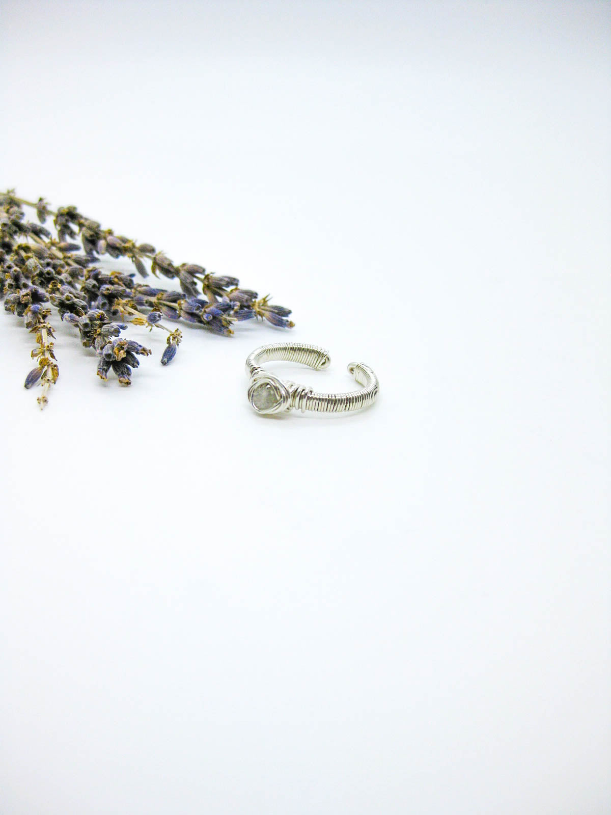 Blossom: Labradorite Ring - r85