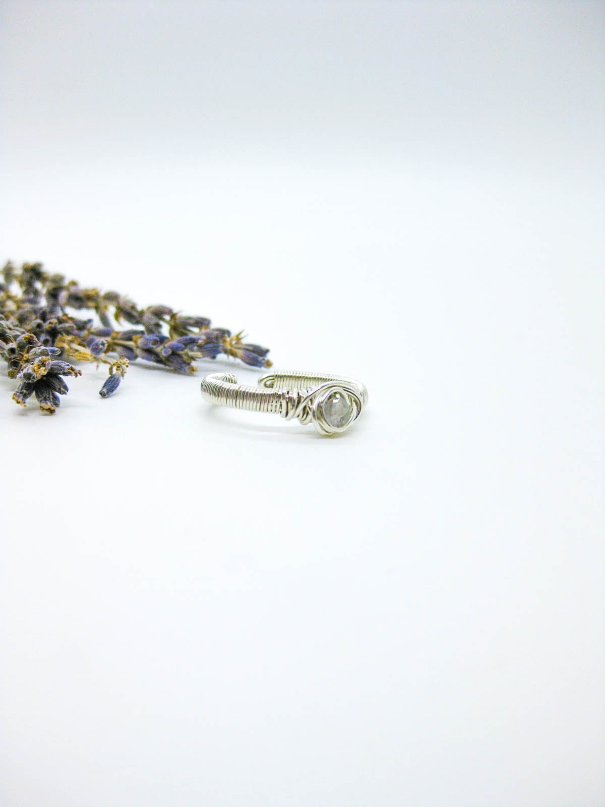 Blossom: Labradorite Ring - r85