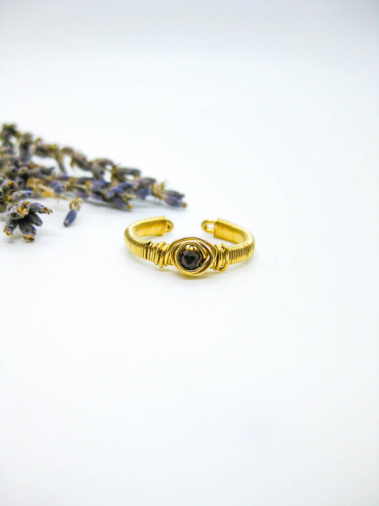 Blossom: Ruby Ring - r86