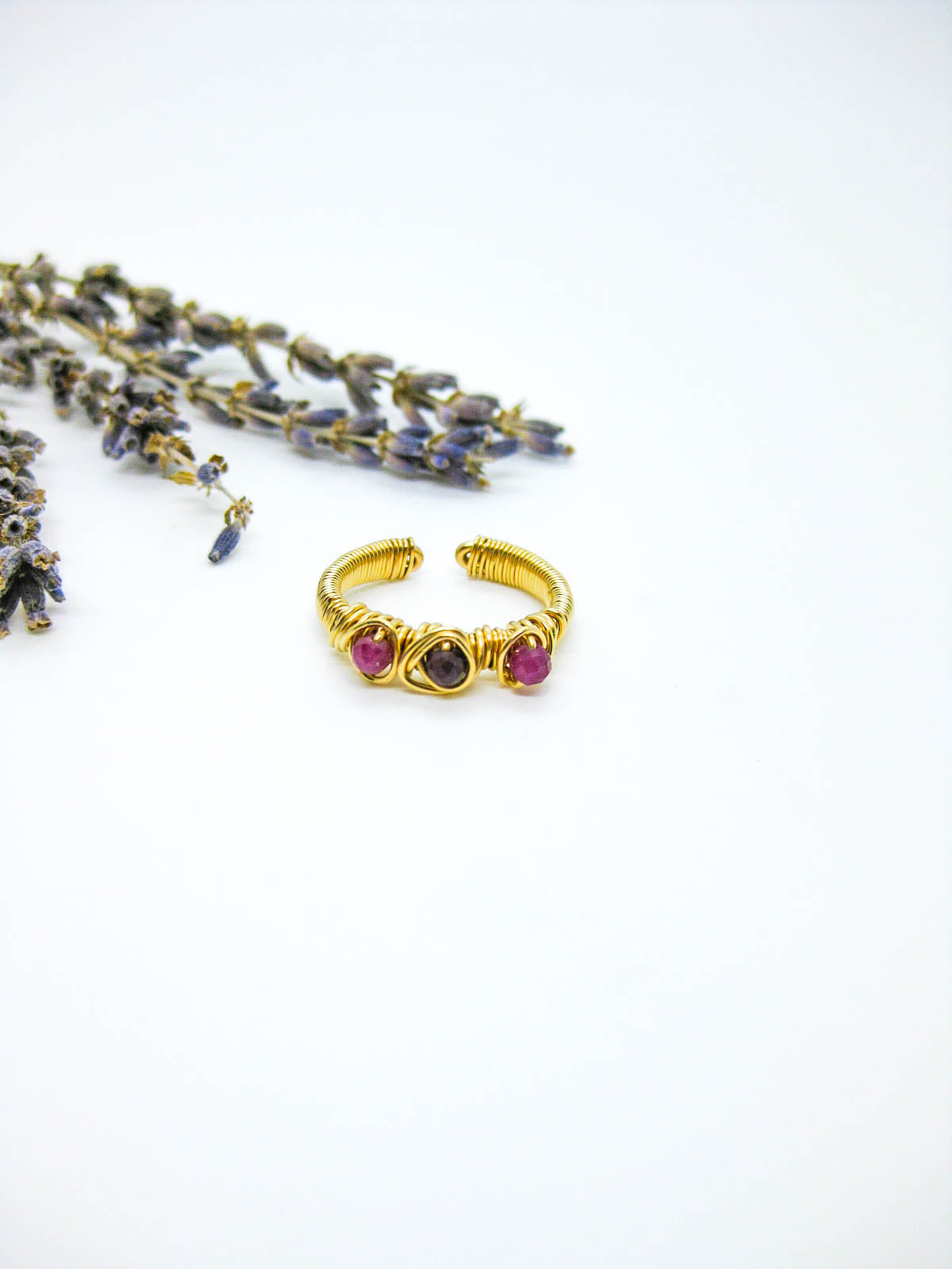 Hyacinth: Ruby Ring - r90