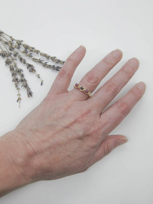 Hyacinth: Ruby Ring - r90