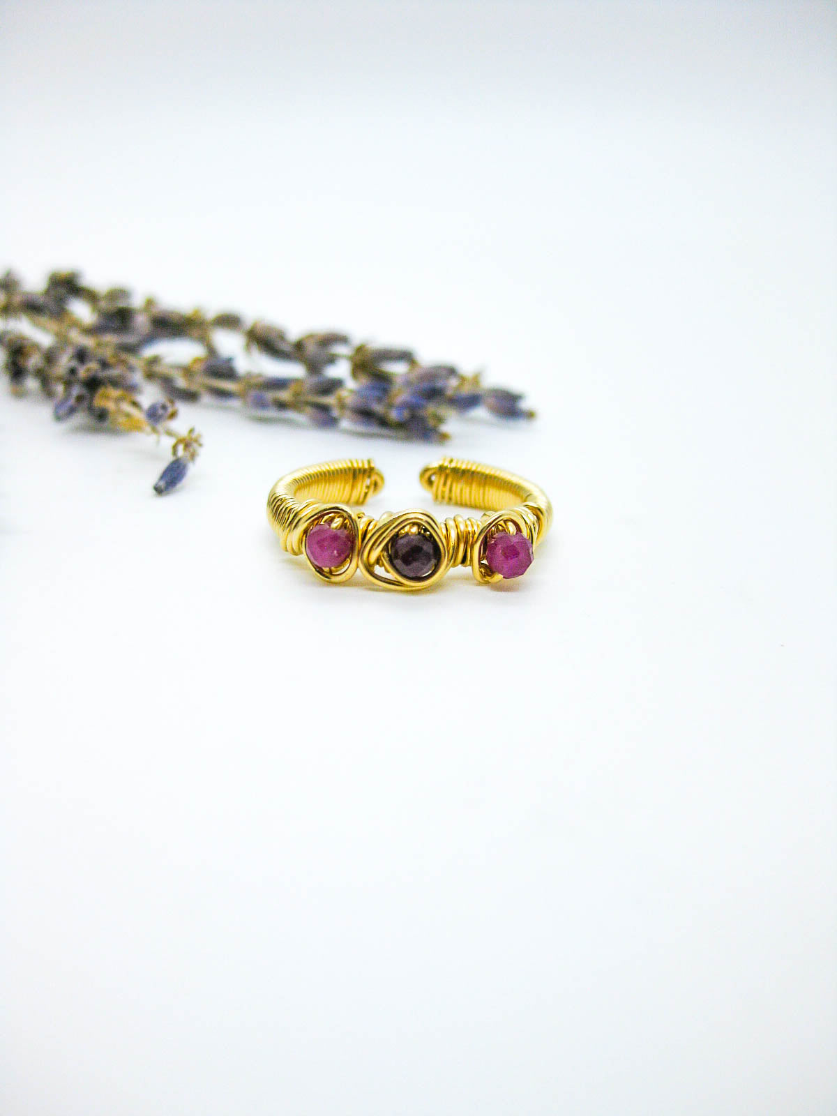 Hyacinth: Ruby Ring - r90