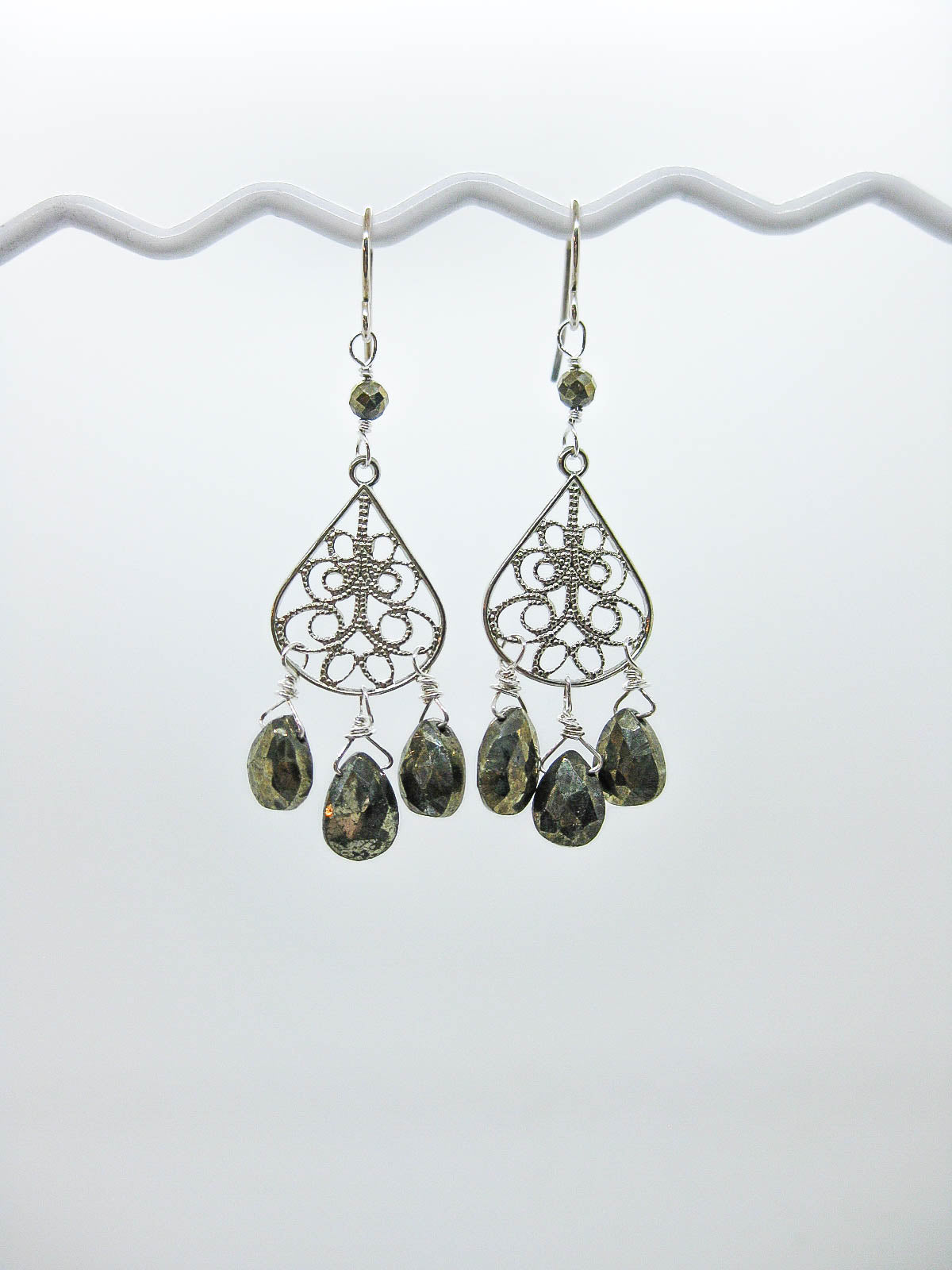 Olive: Pyrite Chandelier - e503