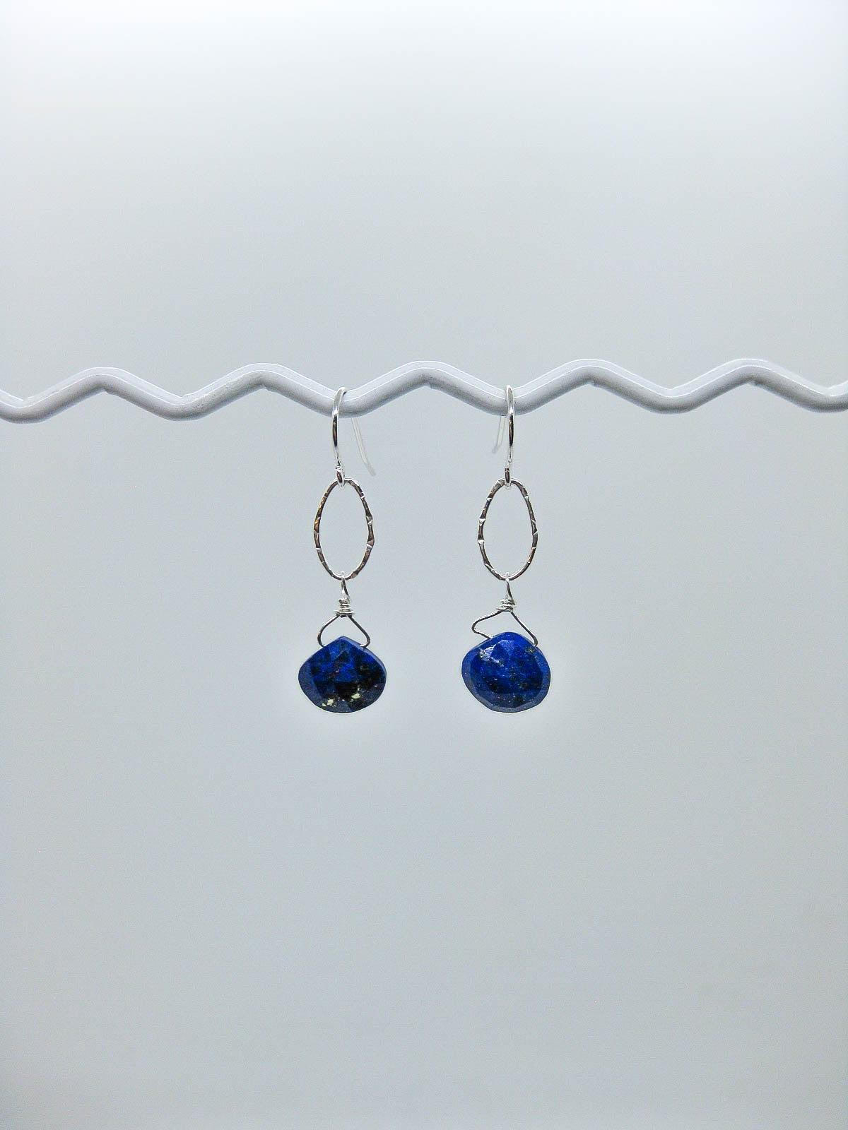Chrysanthe: Lapis Earrings - e531