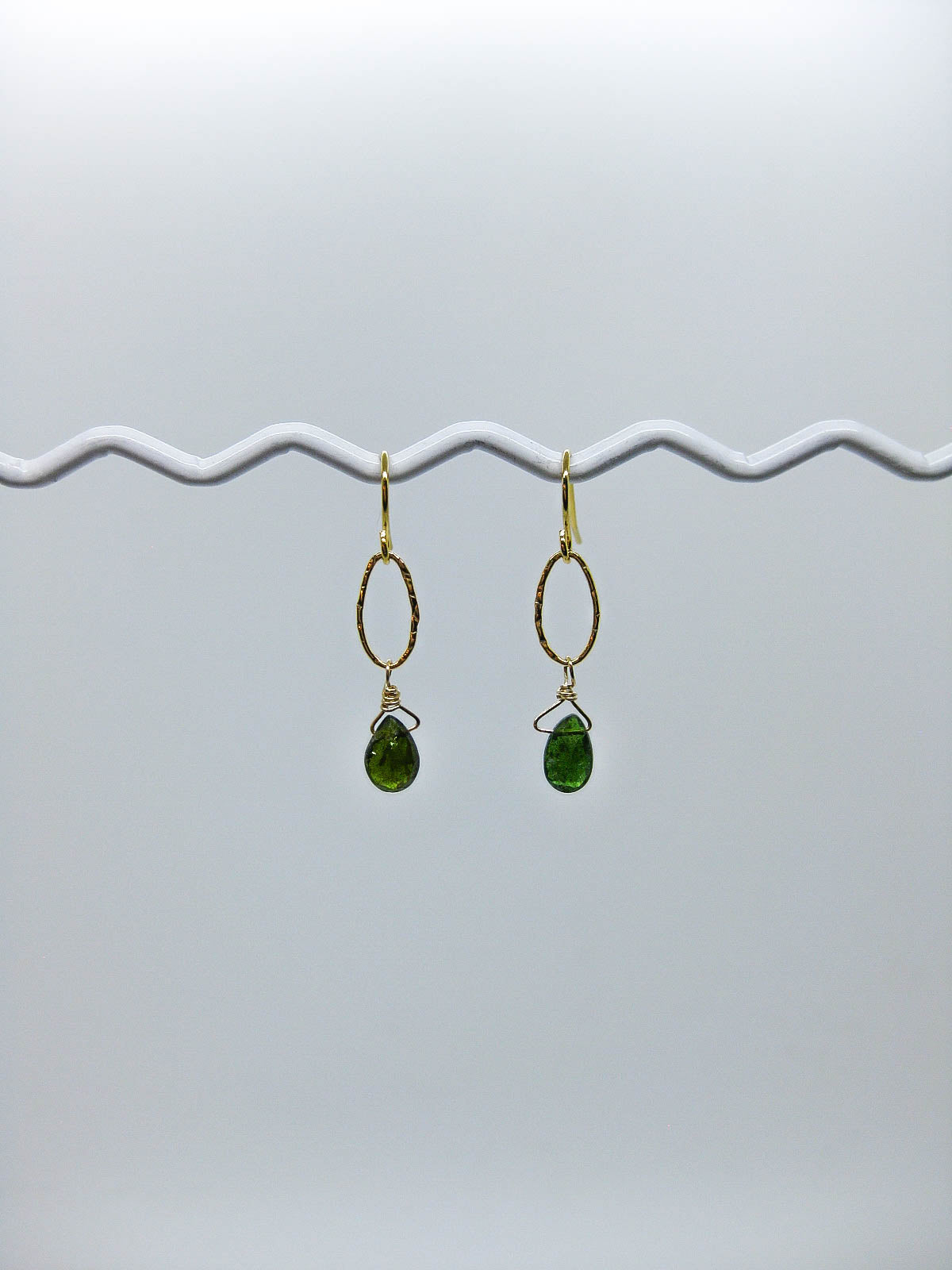 Chrysanthe: Tourmaline Earrings - e535