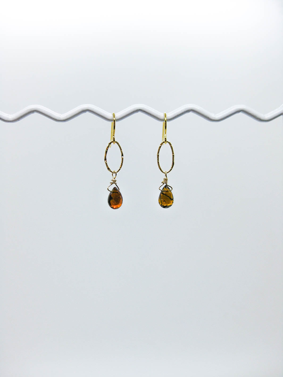 Chrysanthe: Tourmaline Earrings - e535