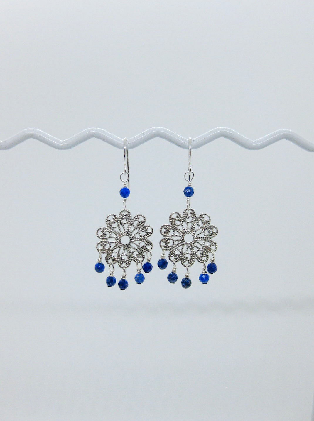 Willow: Lapis Earrings - e607