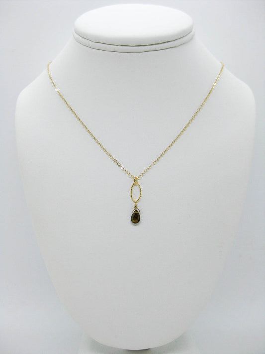 Chrysanthe: Tourmaline Necklace - n407