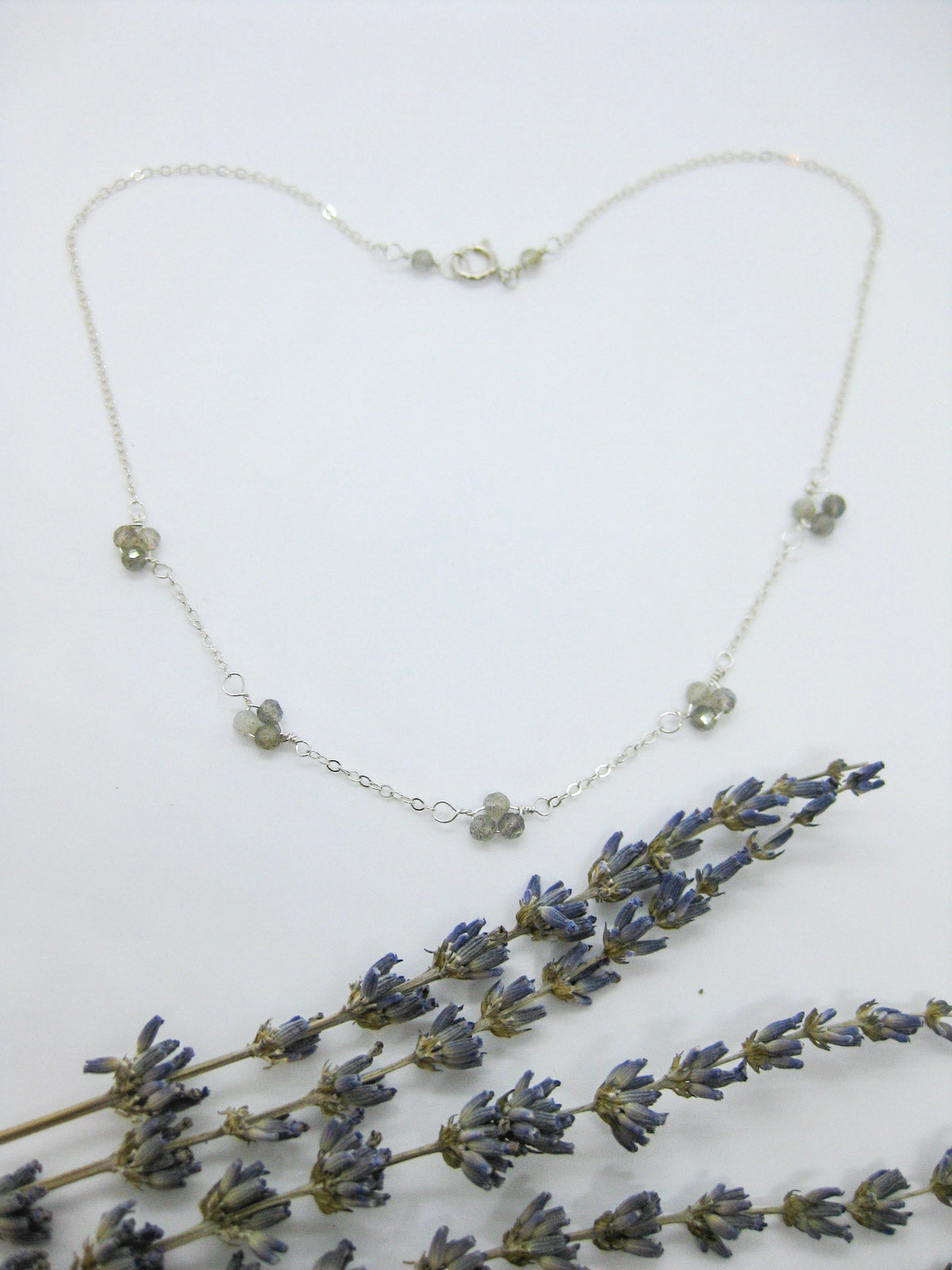 Hyacinth: Labradorite Choker - n489