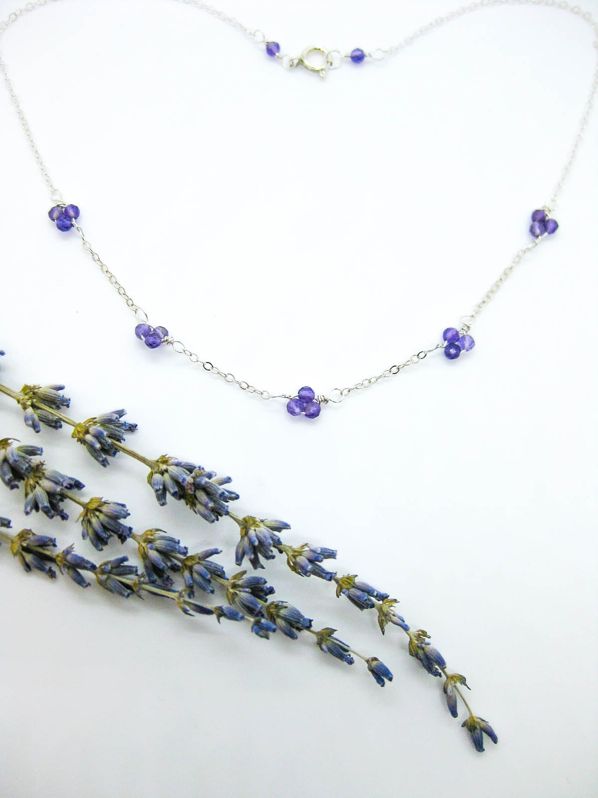 Hyacinth: Amethyst Choker - n520