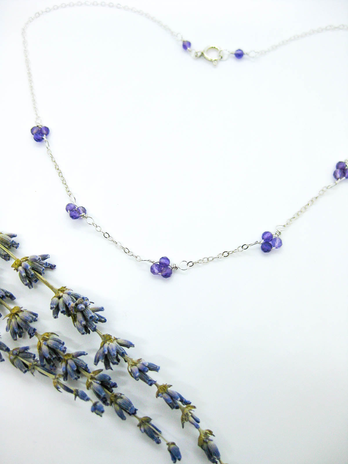 Hyacinth: Amethyst Choker - n520