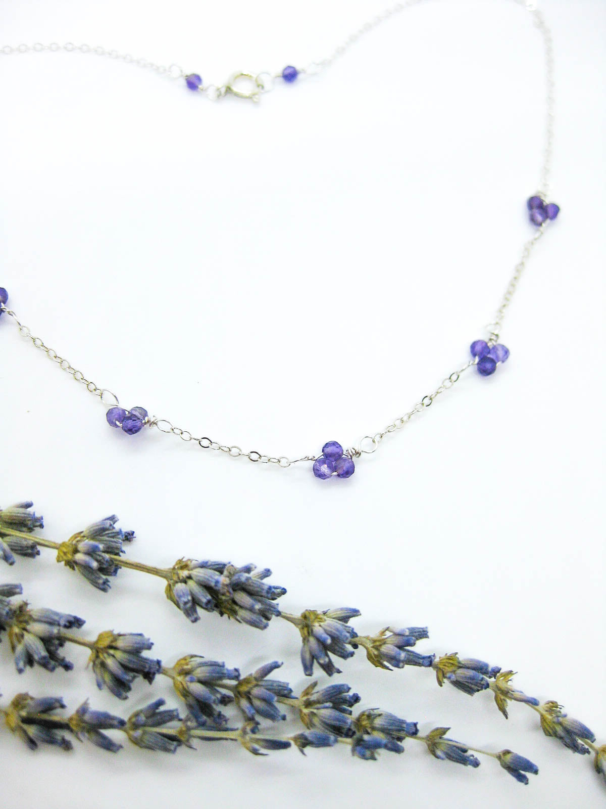 Hyacinth: Amethyst Choker - n520