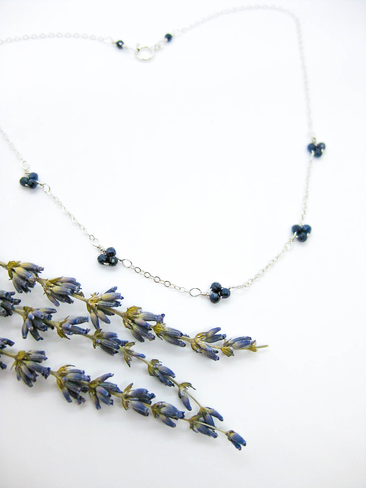 Hyacinth: Sapphire Choker - n530