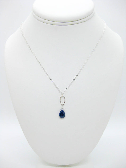 Chrysanthe: Sapphire Necklace - n531