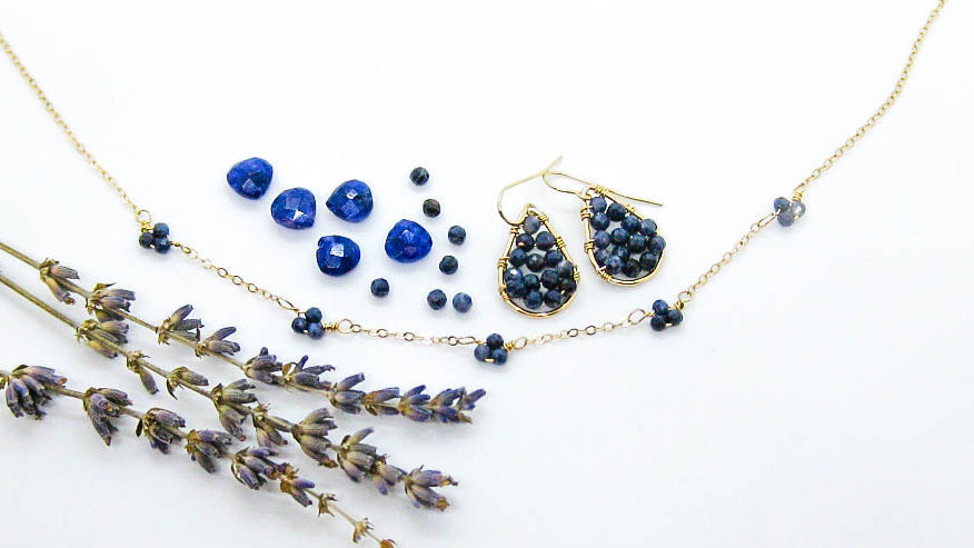 Discover Sapphire's meaning as September's birthstone of wisdom, joy and truth. Explore styling tips, gift ideas and beautiful handmade Sapphire jewelry.