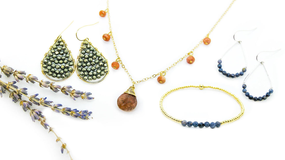 Fall gift guide under $100 | Gemstone jewelry gift ideas