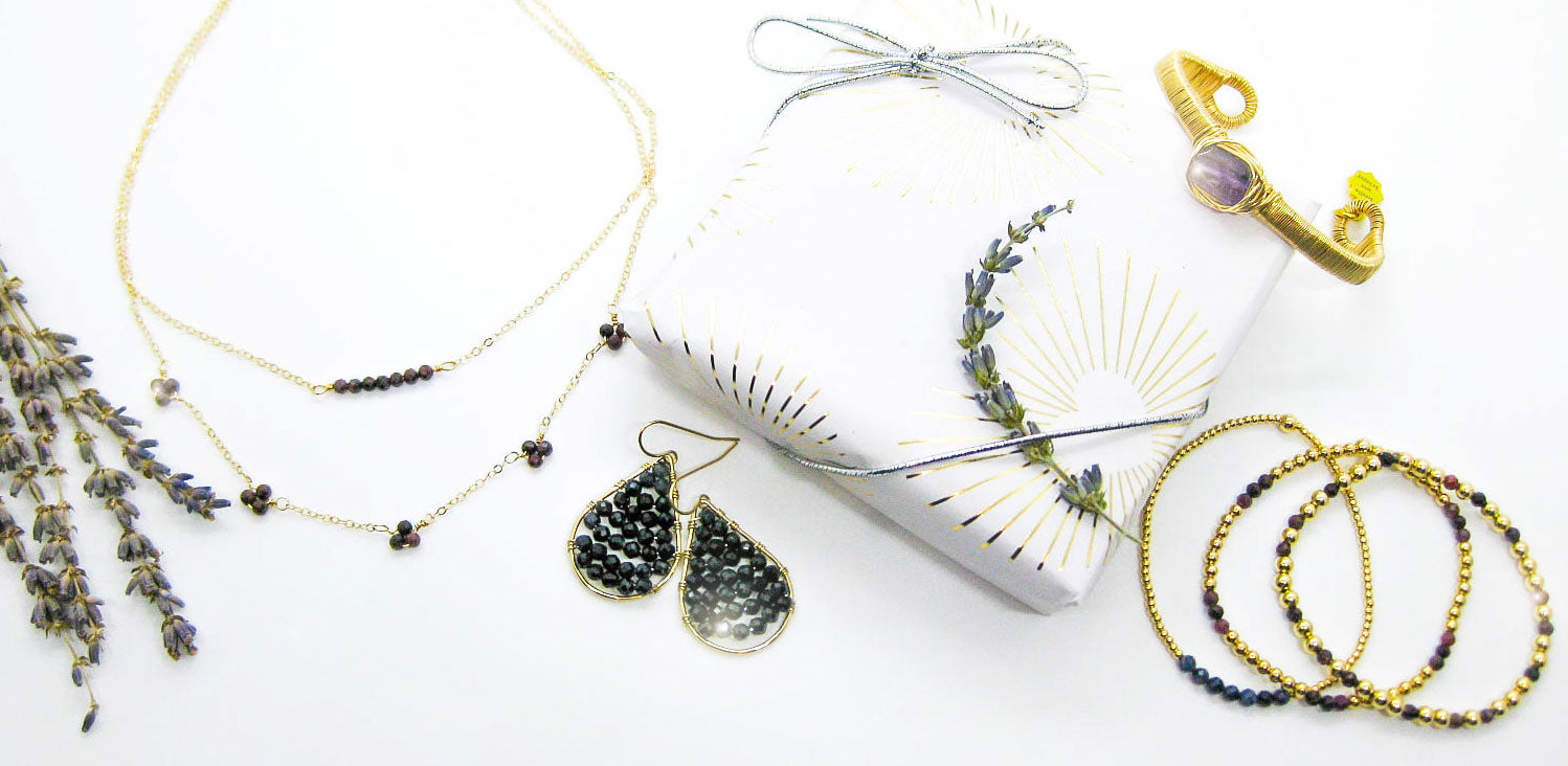 Gemstone jewelry gifts for her